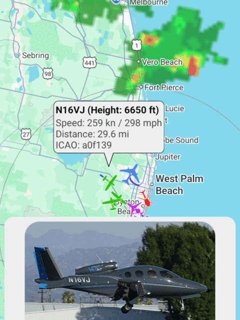 Avare ADSB Map